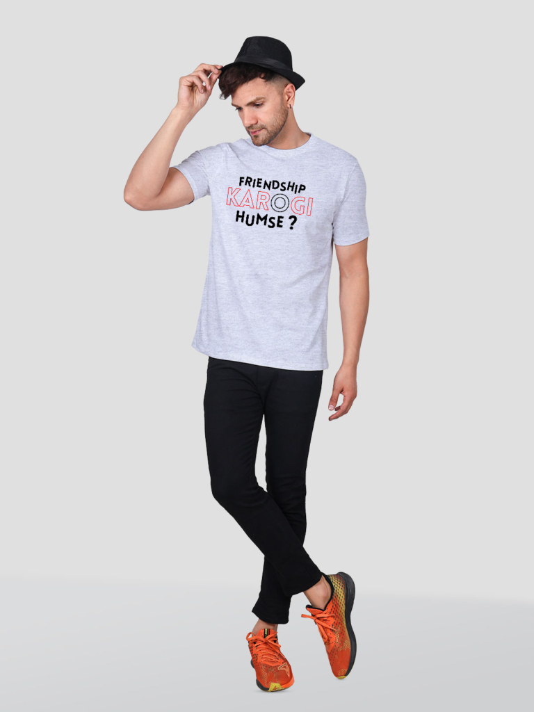 Friendship Karogi Humse Men T-shirt image 3