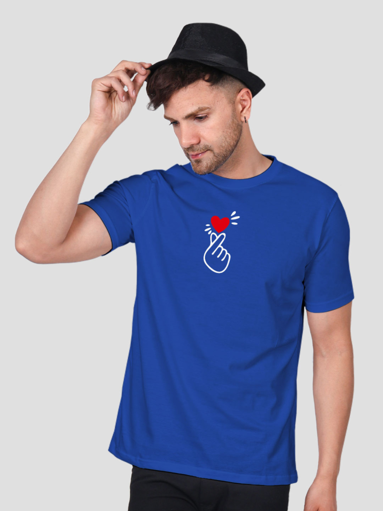 Koren Love Symbol Men T-shirt | Men | Regular Print | Beige