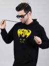 Meow Cat Eye Man Hoodie Printed | Indrajeet Print