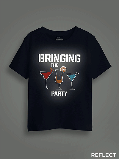Bringing the Party Reflective Kids T-shirt image 2