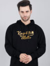 Keep it Mello Hoodie Metallic Gold Print | Indrajeet Print