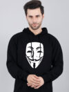 Hacker Face Glow in Dark Man Hoodie - Image 2