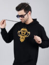 Monkey Face Hoodie Metallic Gold Print - Image 2
