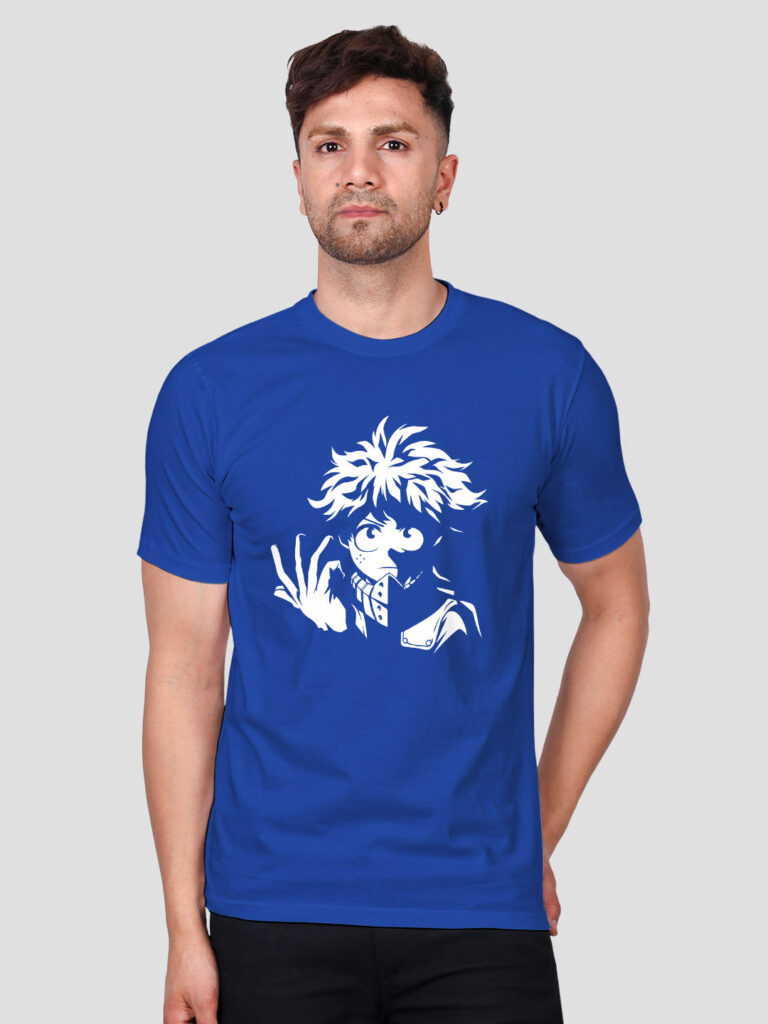 Boku Anime Men T-shirt | Men | Regular Print | Beige