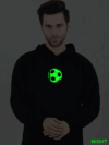 Football Glow in Dark Man Hoodie | Indrajeet Print
