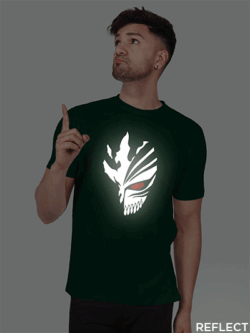 Bgreen Cotton Bleach Men Reflective T-shirt
