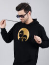 Rick and Morty Hoodie Metallic Gold Print - Image 2
