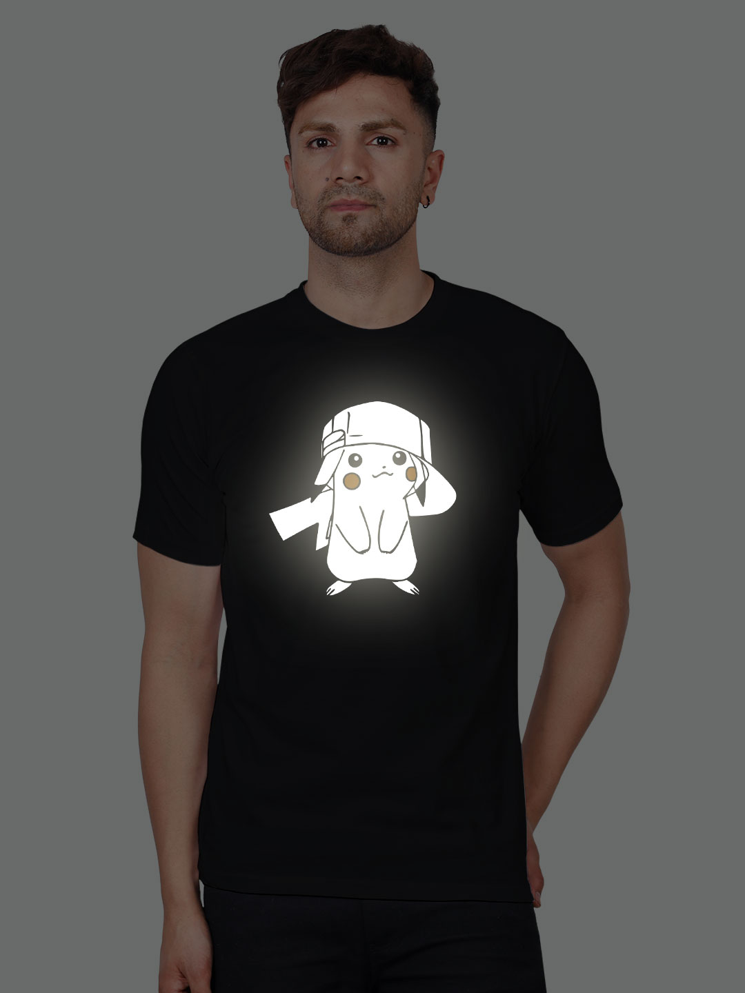 Pikachu Reflective T-shirt - Indrajeet Print