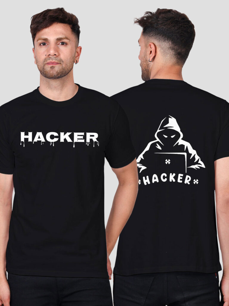 Hacker Men T-shirt | Men | Regular Print | Beige