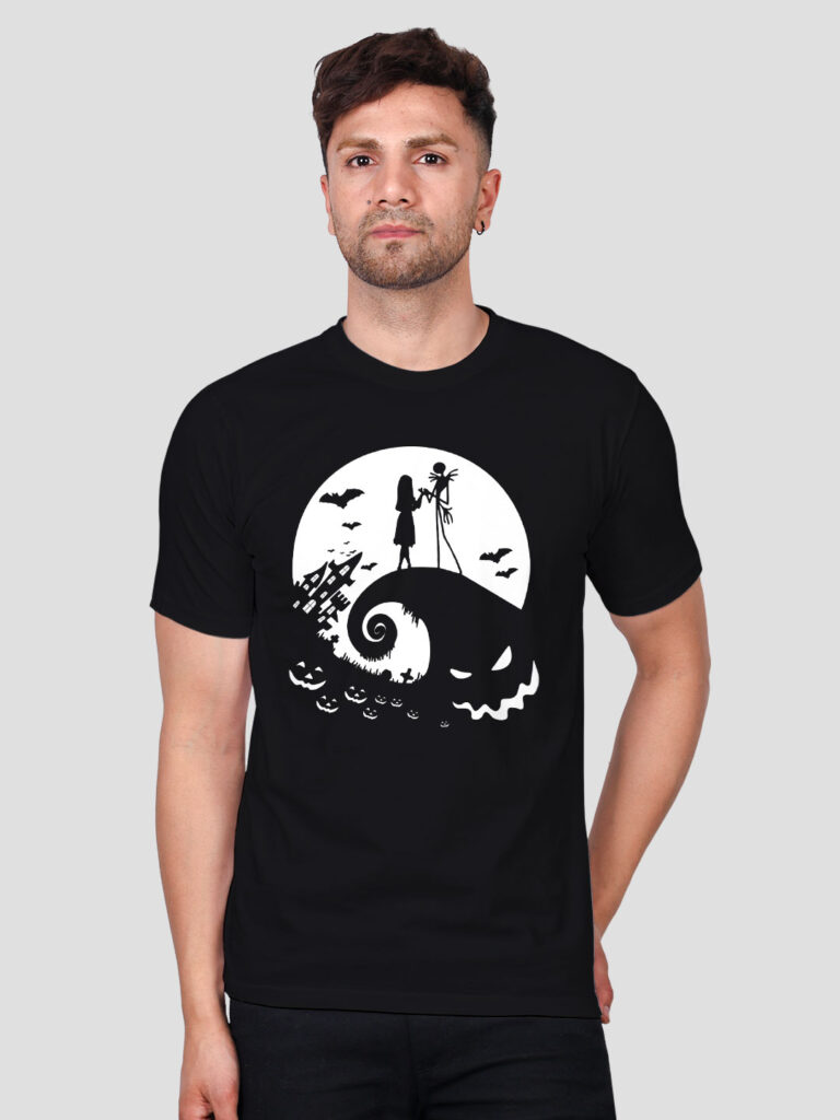 Halloween Night Men T-shirt | Men | Regular Print | Beige