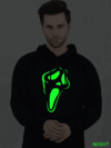 Ghost Glow in Dark Man Hoodie | Indrajeet Print