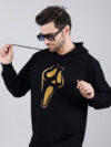 Ghost Hoodie Metallic Gold Print - Image 2