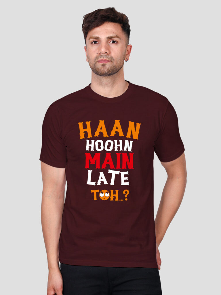 Haan Hoon Mai Late Men T-shirt | Men | Regular Print | Beige