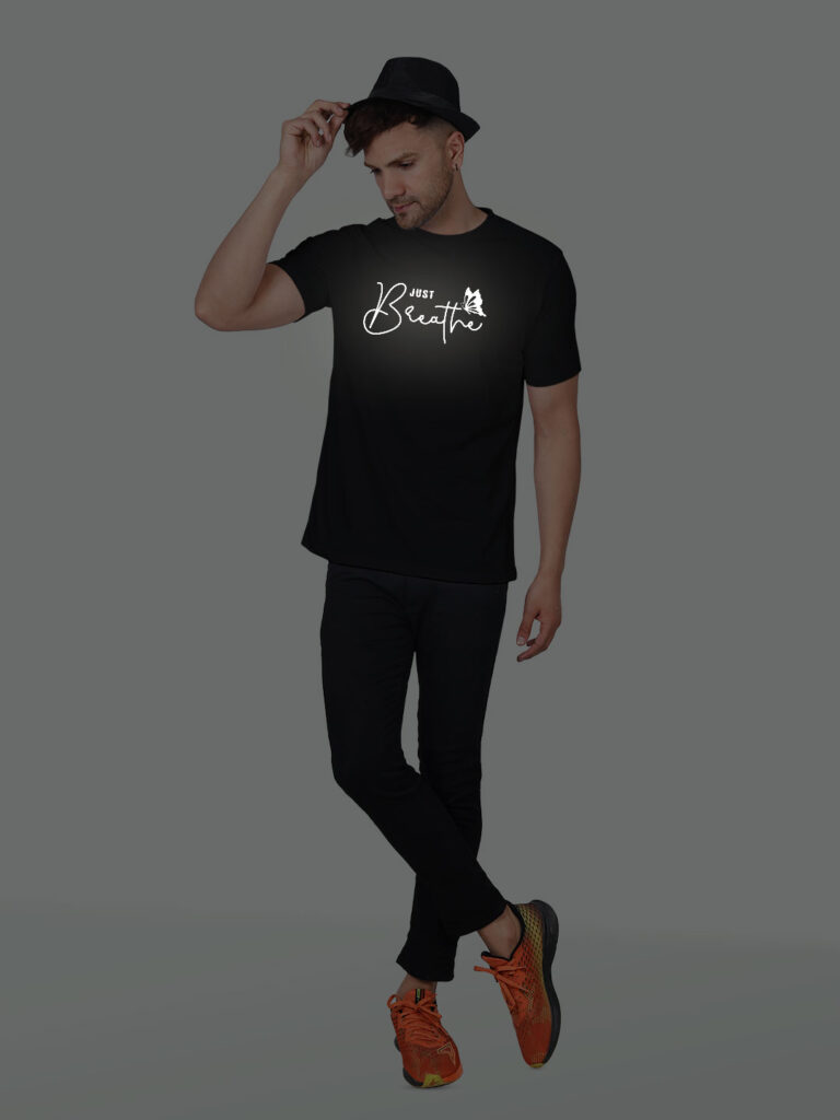 Just Breath Butterfly Men Reflective T-shirt image 6