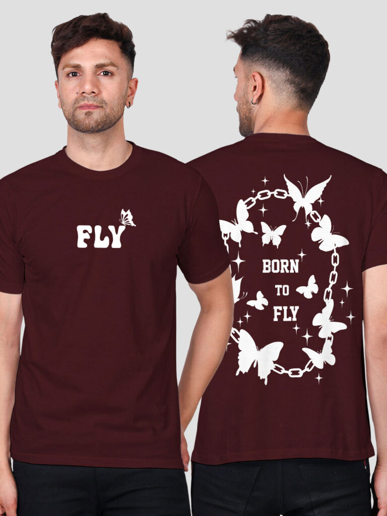 Born to Fly Men Glow in Dark T-shirt image 3