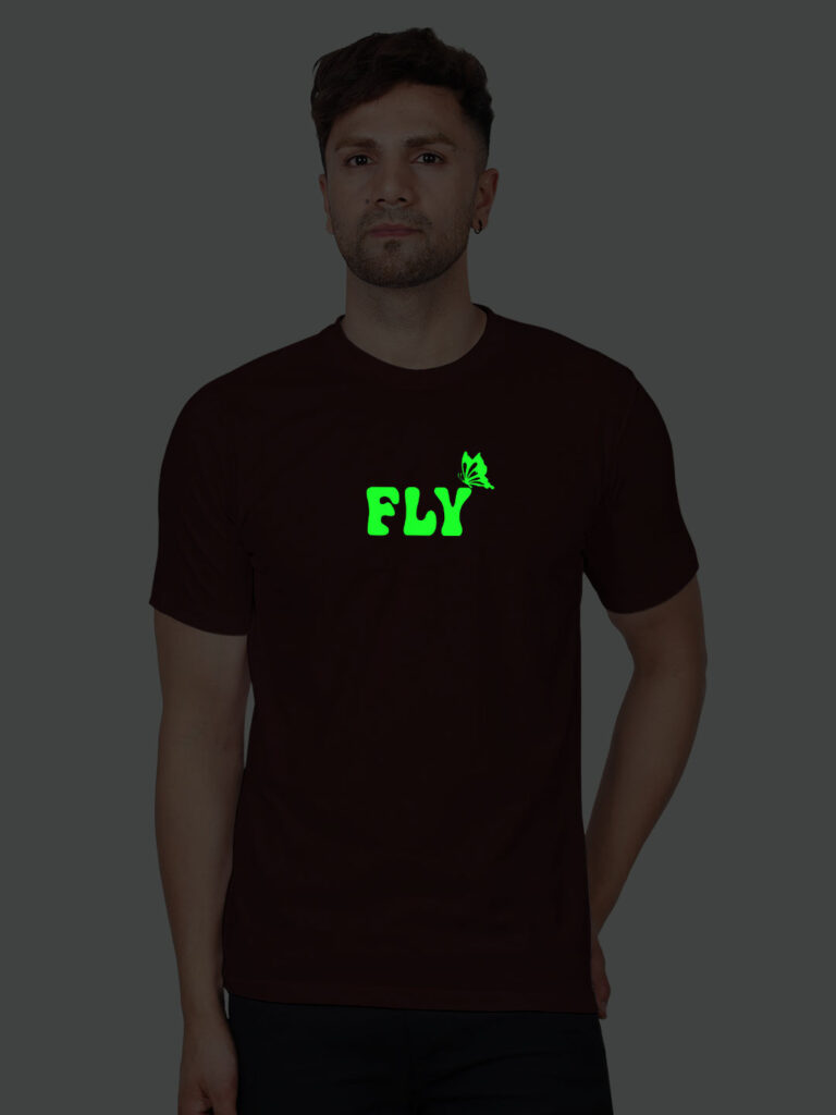 Born to Fly Men Glow in Dark T-shirt image 4