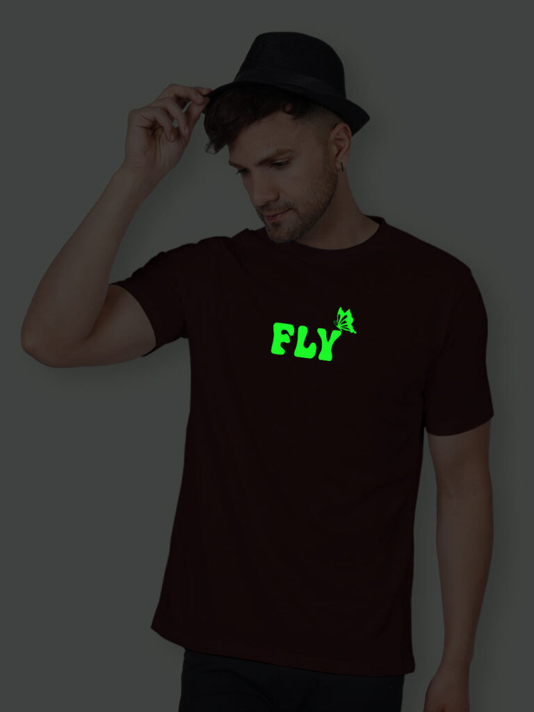 Born to Fly Men Glow in Dark T-shirt image 8