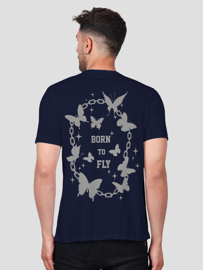 Born to Fly Men Reflective T-shirt image 7