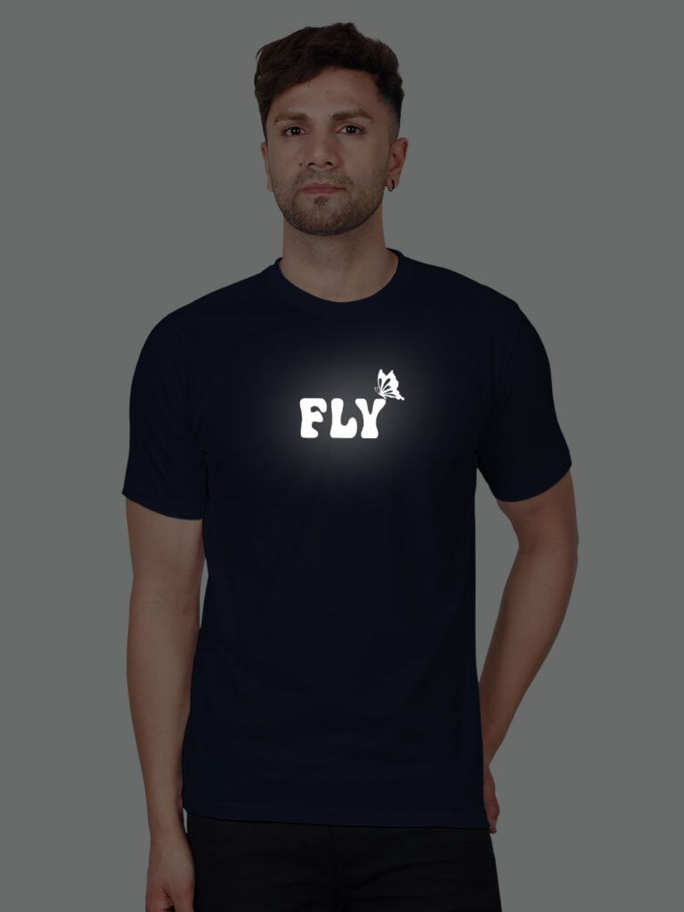 Born to Fly Men Reflective T-shirt image 4