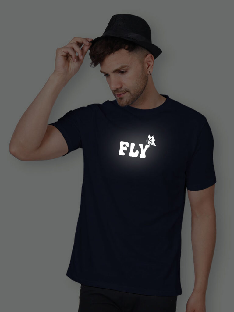 Born to Fly Men Reflective T-shirt image 8