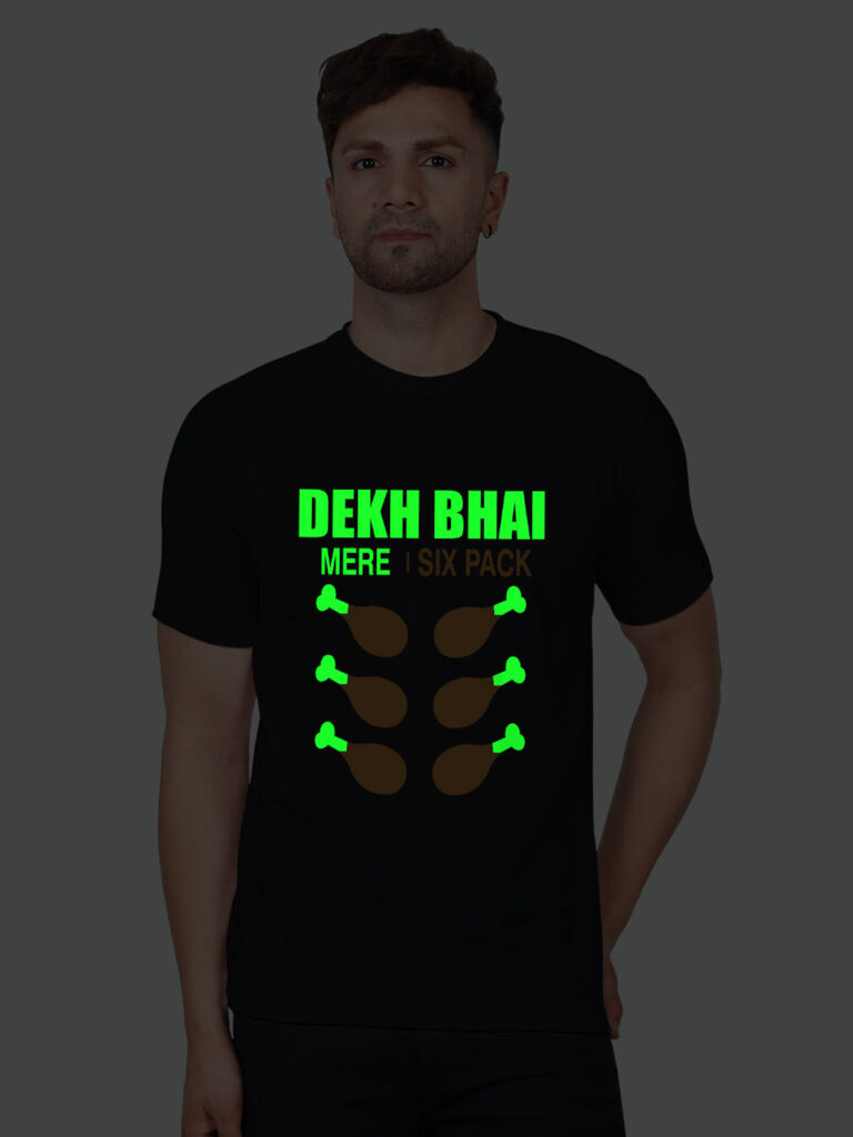 My Six Pack Men Glow in Dark T-shirt