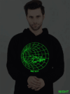 Real Pilot Glow in Dark Man Hoodie | Indrajeet Print