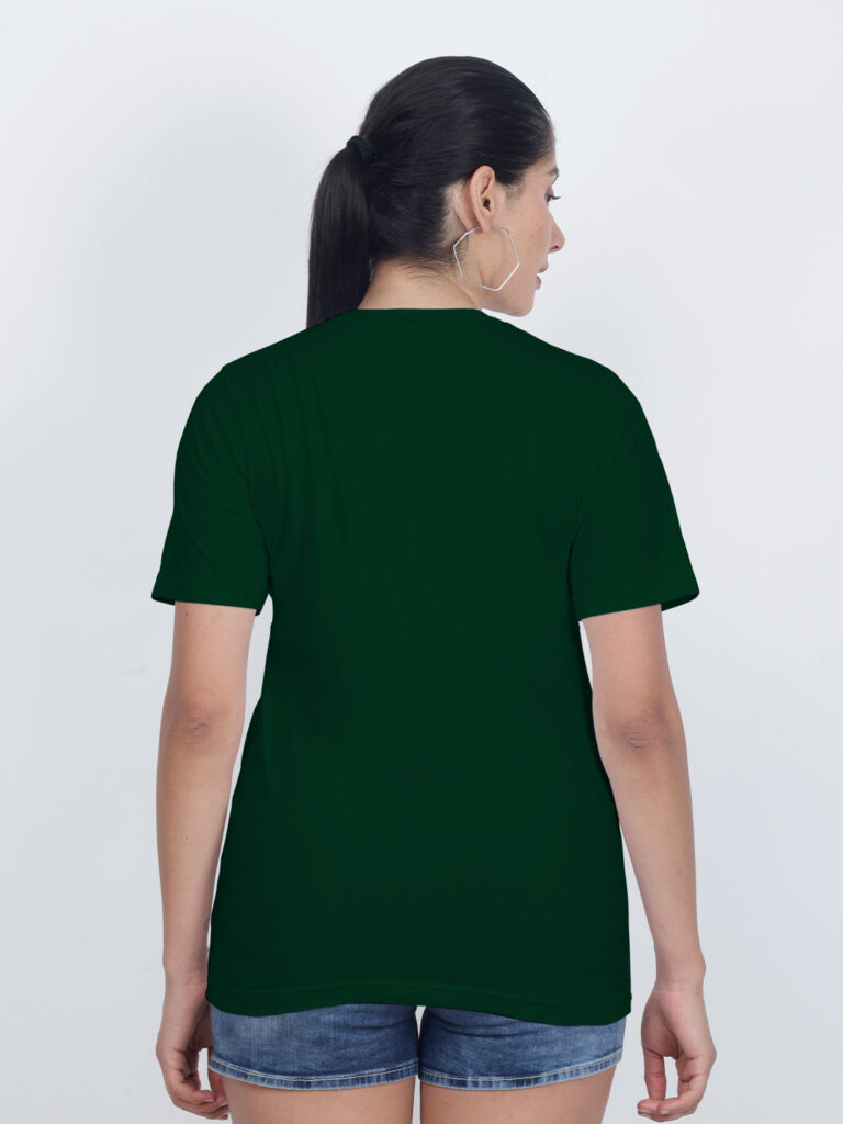 Cute Mermaid Gold Printed Women T-shirt image 4