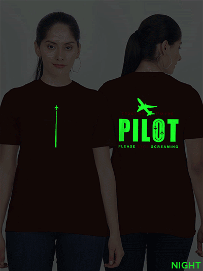 Pilot Glow in Dark Women T-shirt image 2