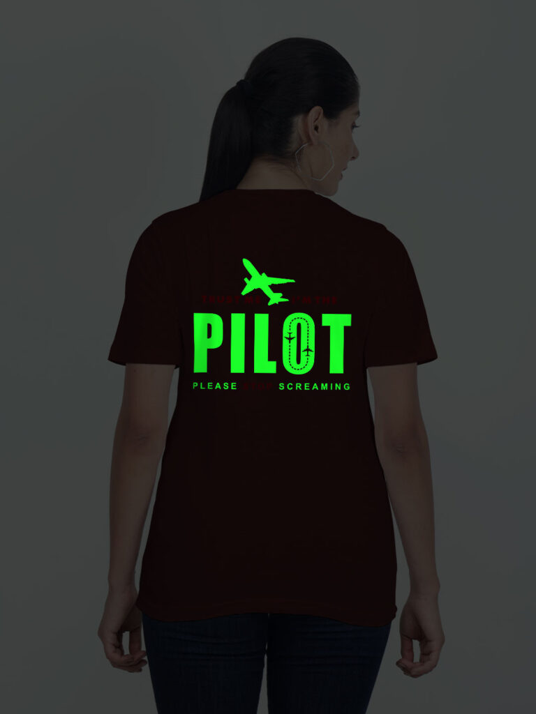 Pilot Glow in Dark Women T-shirt image 6
