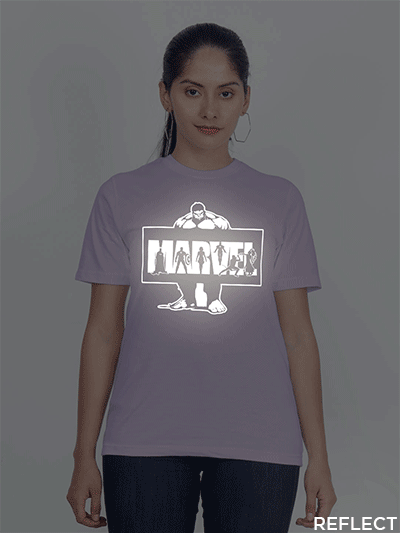 Lavender Cotton Hulk Marvel Reflective Women T-shirt
