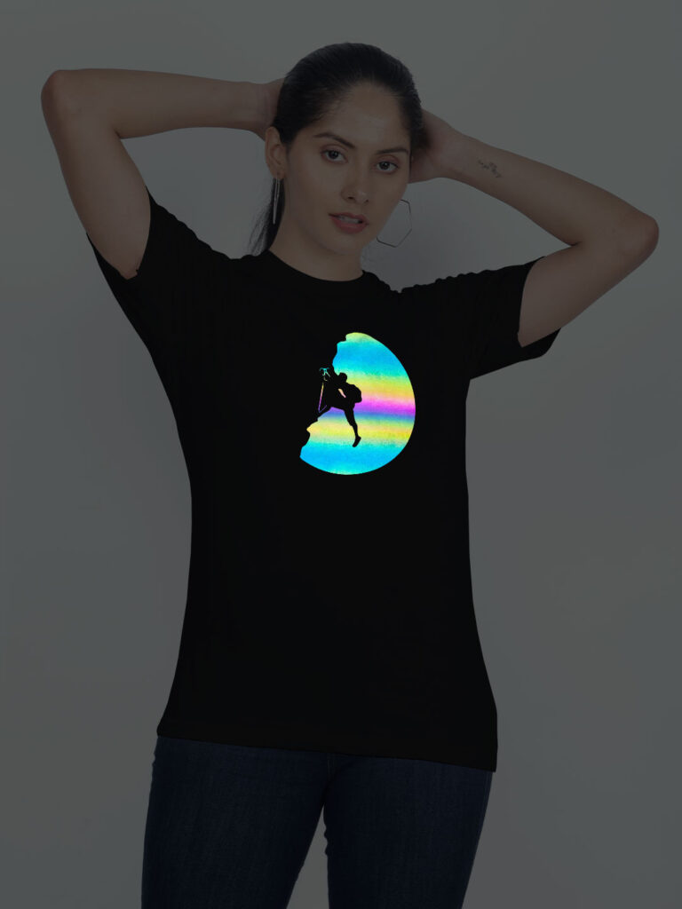 Trekking Rainbow Reflective Women T-shirt