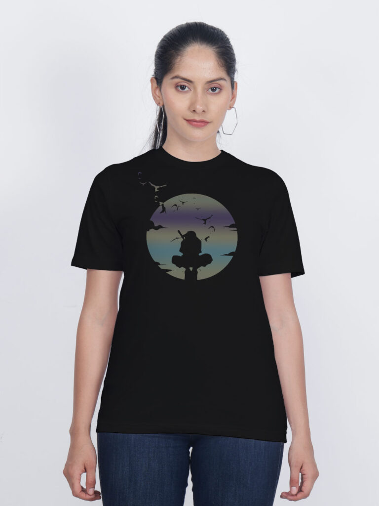Naruto Rainbow Reflective Women T-shirt image 4