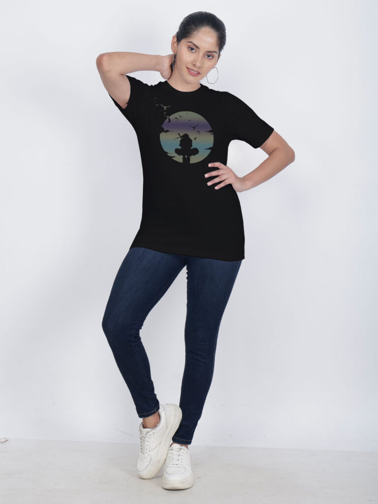 Naruto Rainbow Reflective Women T-shirt image 2