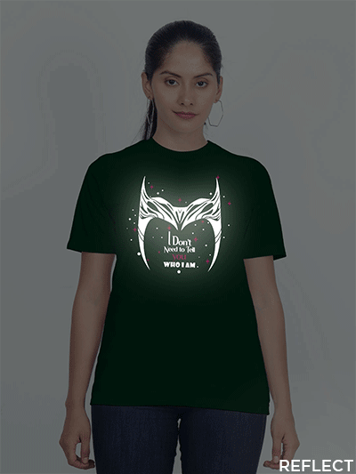 Bgreen Cotton Wanda Crown Reflective Women T-shirt