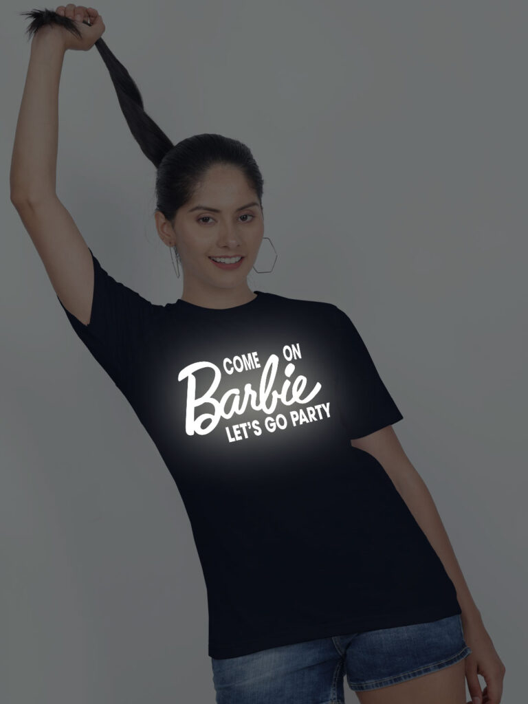 Come on Barbie Reflective Women T-shirt image 5