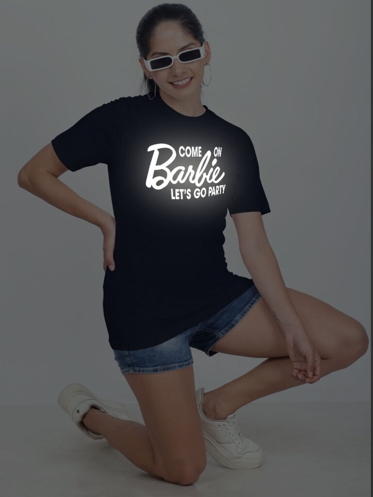 Come on Barbie Reflective Women T-shirt image 6