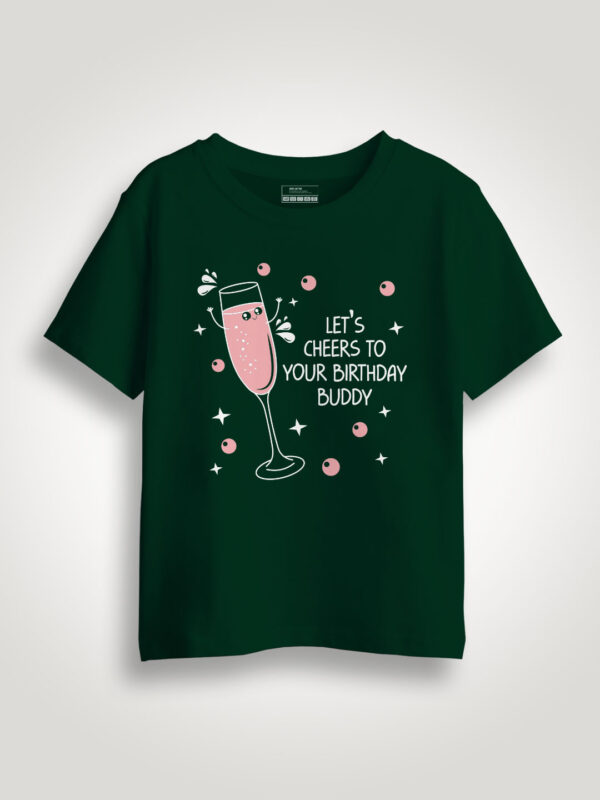 Let’s Cheers to your Birthday Buddy Kids T-shirt