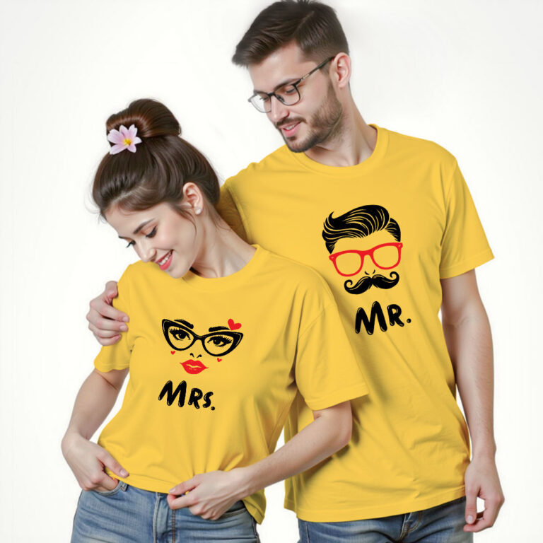 Mr and Mrs Couple T-shirt
