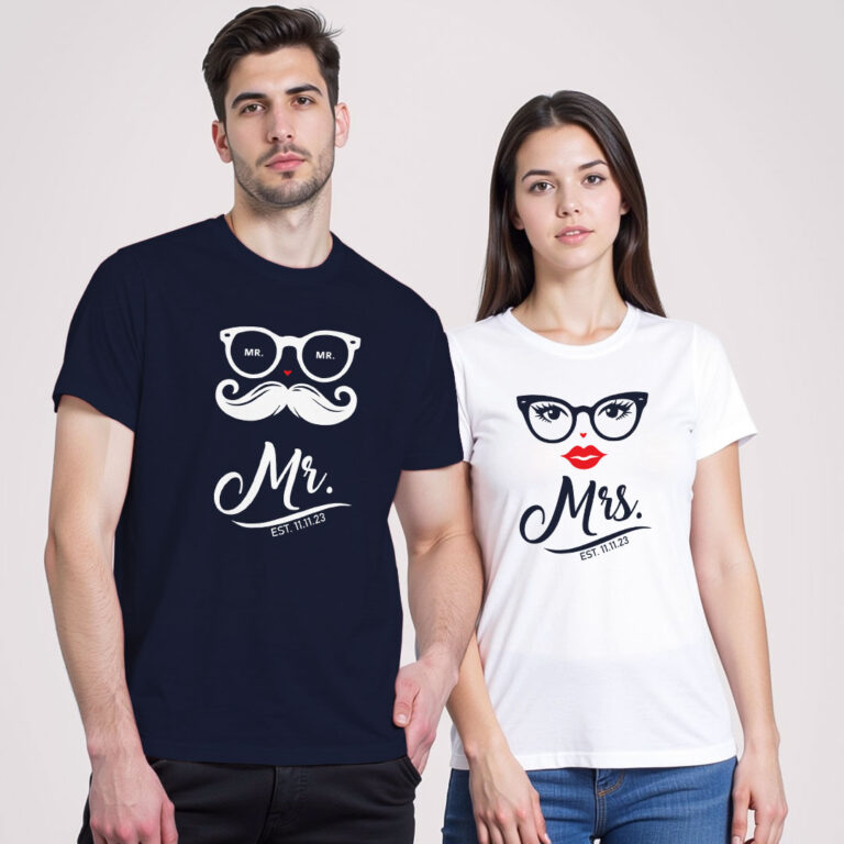 Mr and Mrs Couple T-shirt