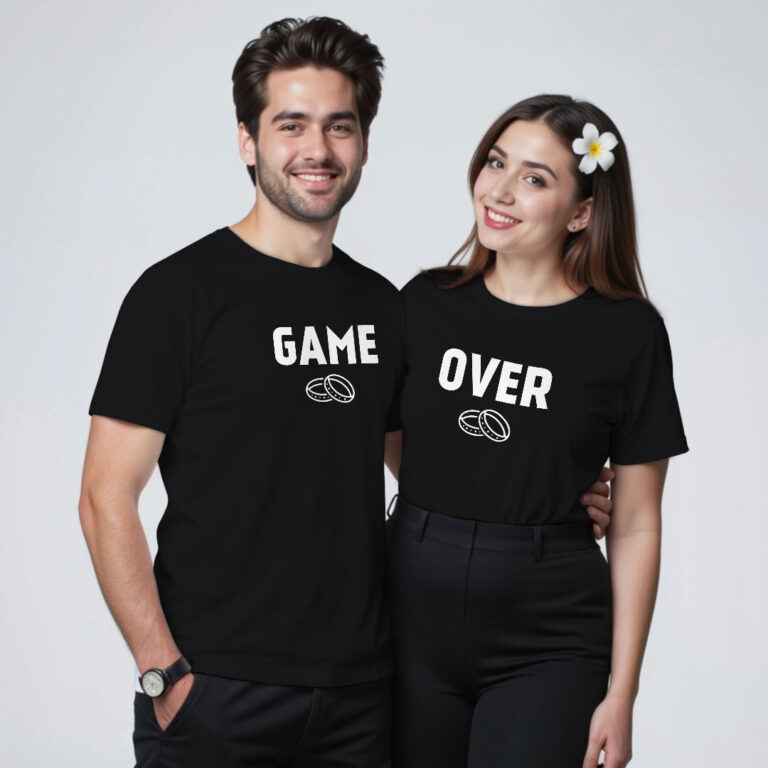 Game Over Couple T-shirt