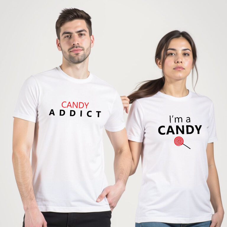 Candy Addicted Couple T-shirt