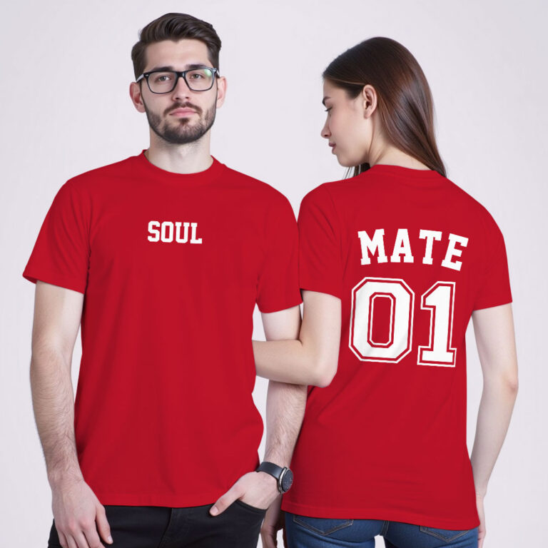 Soul Mate Couple T-shirt image 3