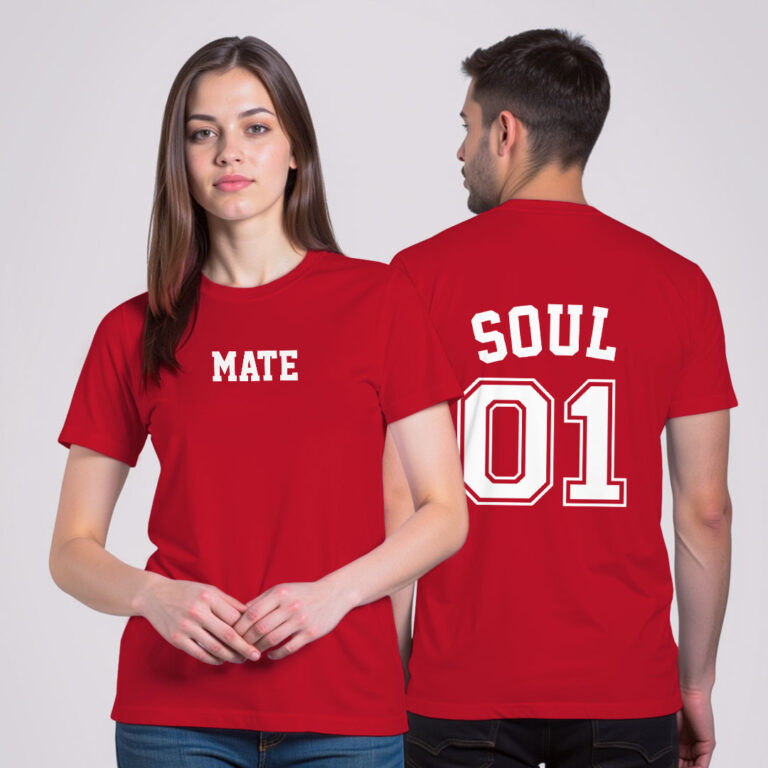 Soul Mate Couple T-shirt image 2