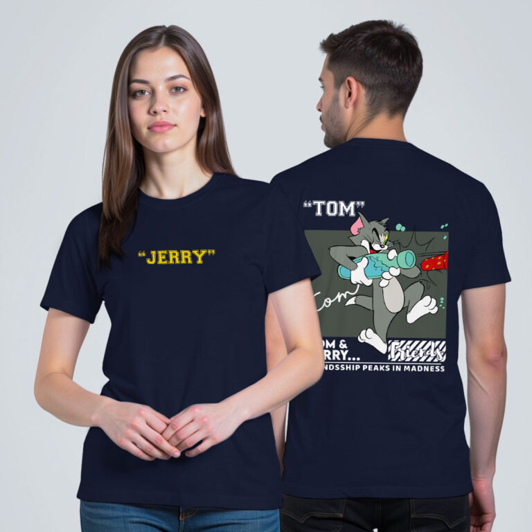 Tom and Jerry Shot Couple T-shirt image 2