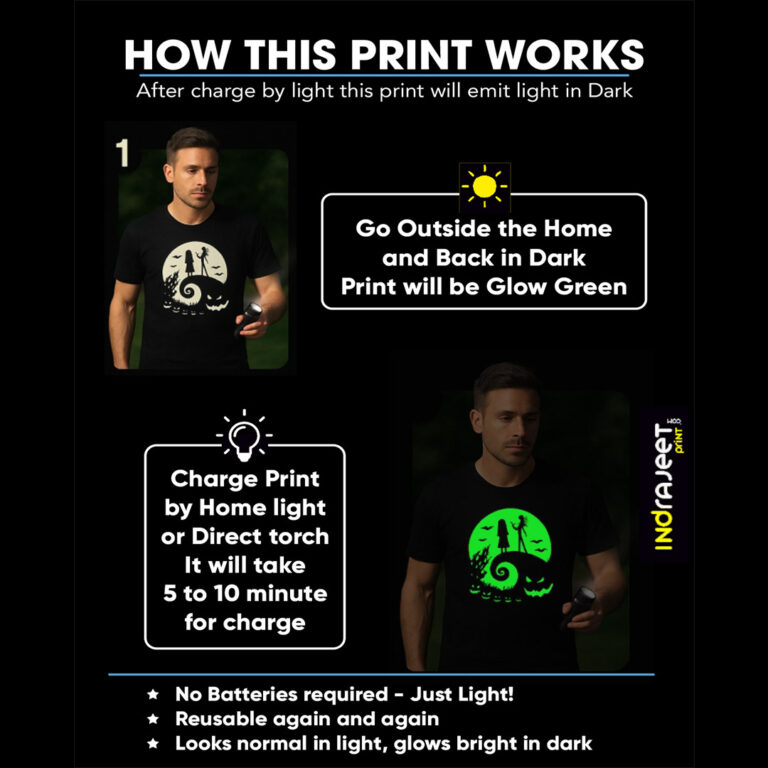 Bow and Arrow Couple Glow In The Dark T-shirt image 10