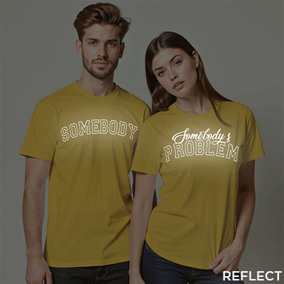 Somebody's Problem | Somebody Custom Reflective Couple T-shirt