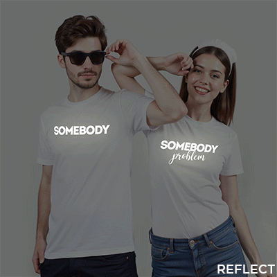 Somebody's Problem | Somebody Custom Reflective Couple T-shirt