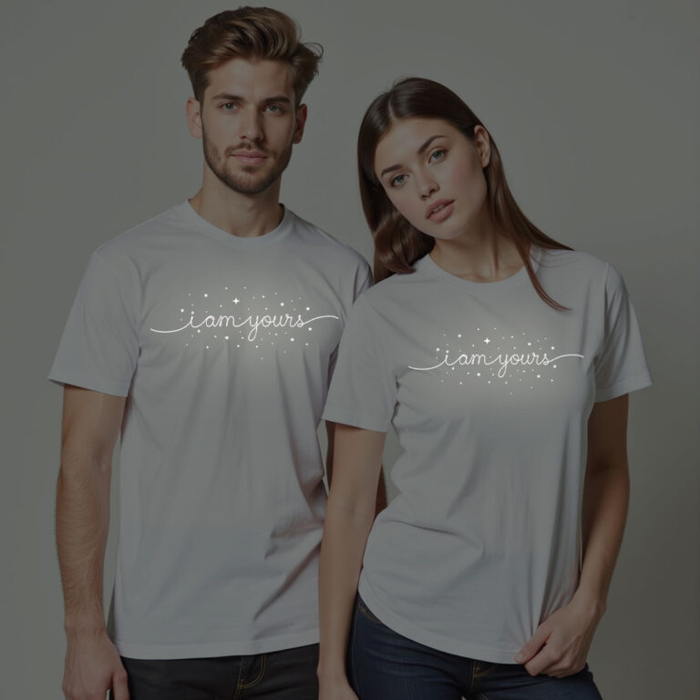 I am Yours Custom Reflective Couple T-shirt