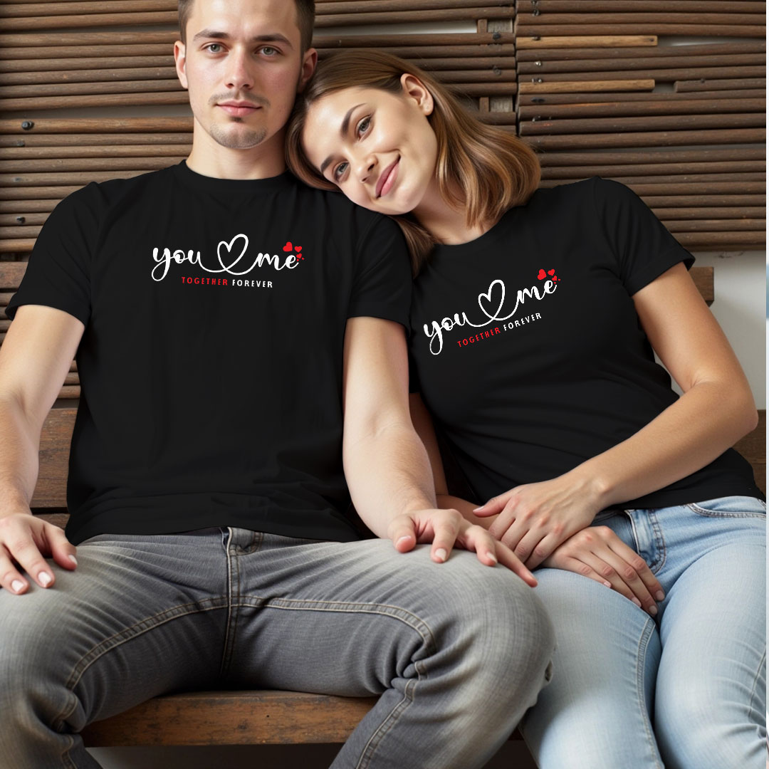 You Love me Custom Couple T-shirt