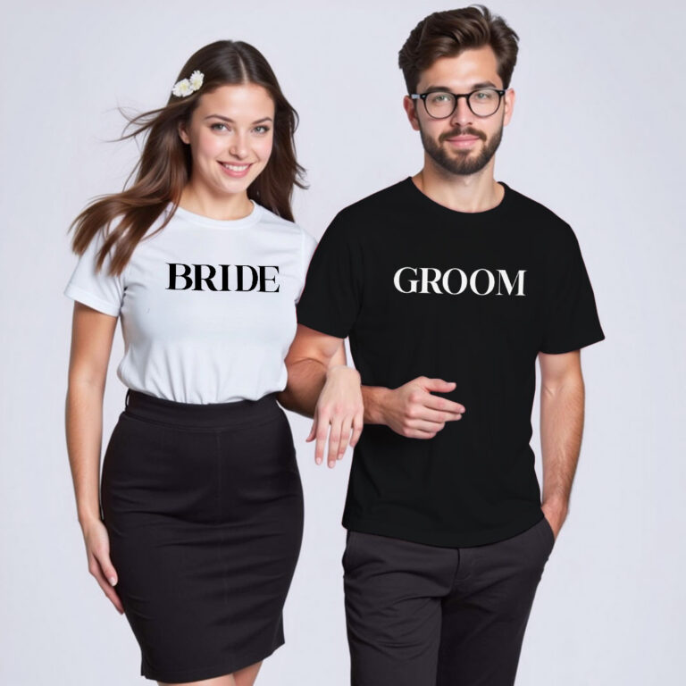 Bride Groom Wedding T-shirt